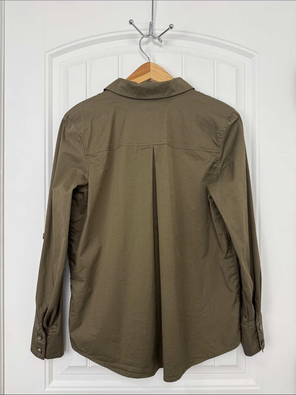 L'AGENCE Pearson Woven Military Shirt Women’s Size Small - Picture 2 of 14